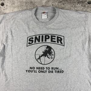 Vintage Sniper Shirt Size Xl Firearms Military